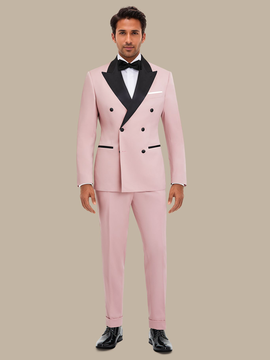 The Blush Merino Three-Piece Tuxedo — garment photograph