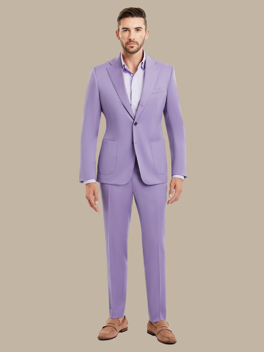The Lilac Merino Jacket — garment photograph