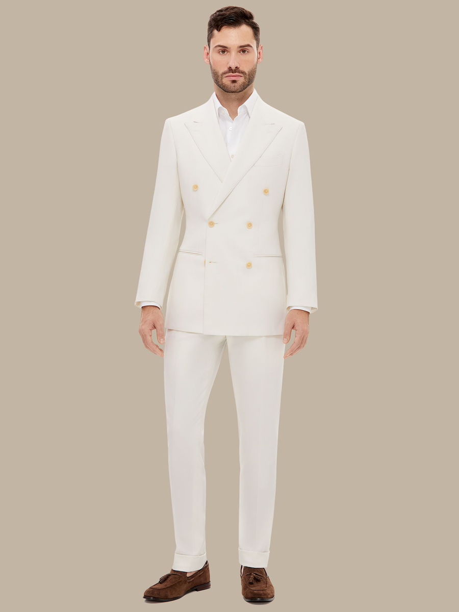 The Ivory Superfine Jacket — garment photograph