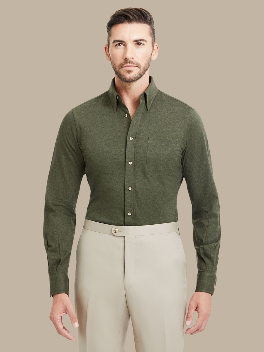 The Forest Cotton Shirt — garment photograph