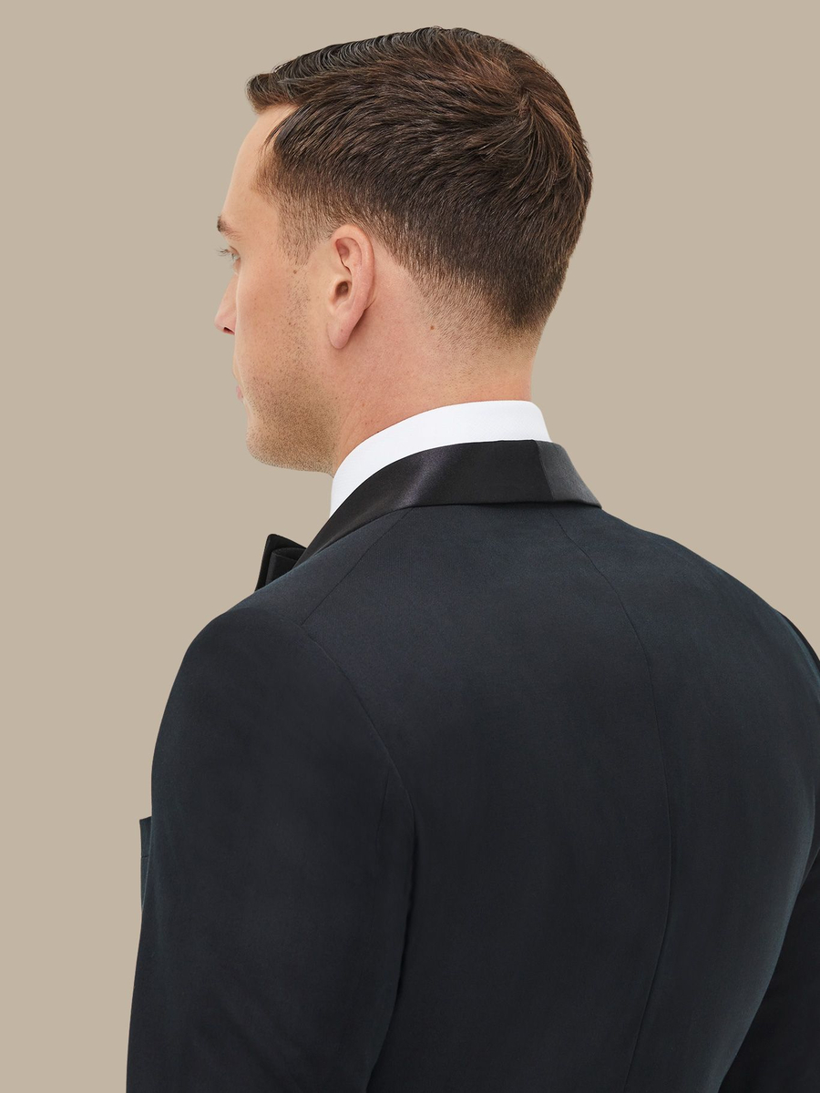 The Black Refined Dinner Jacket — garment photograph