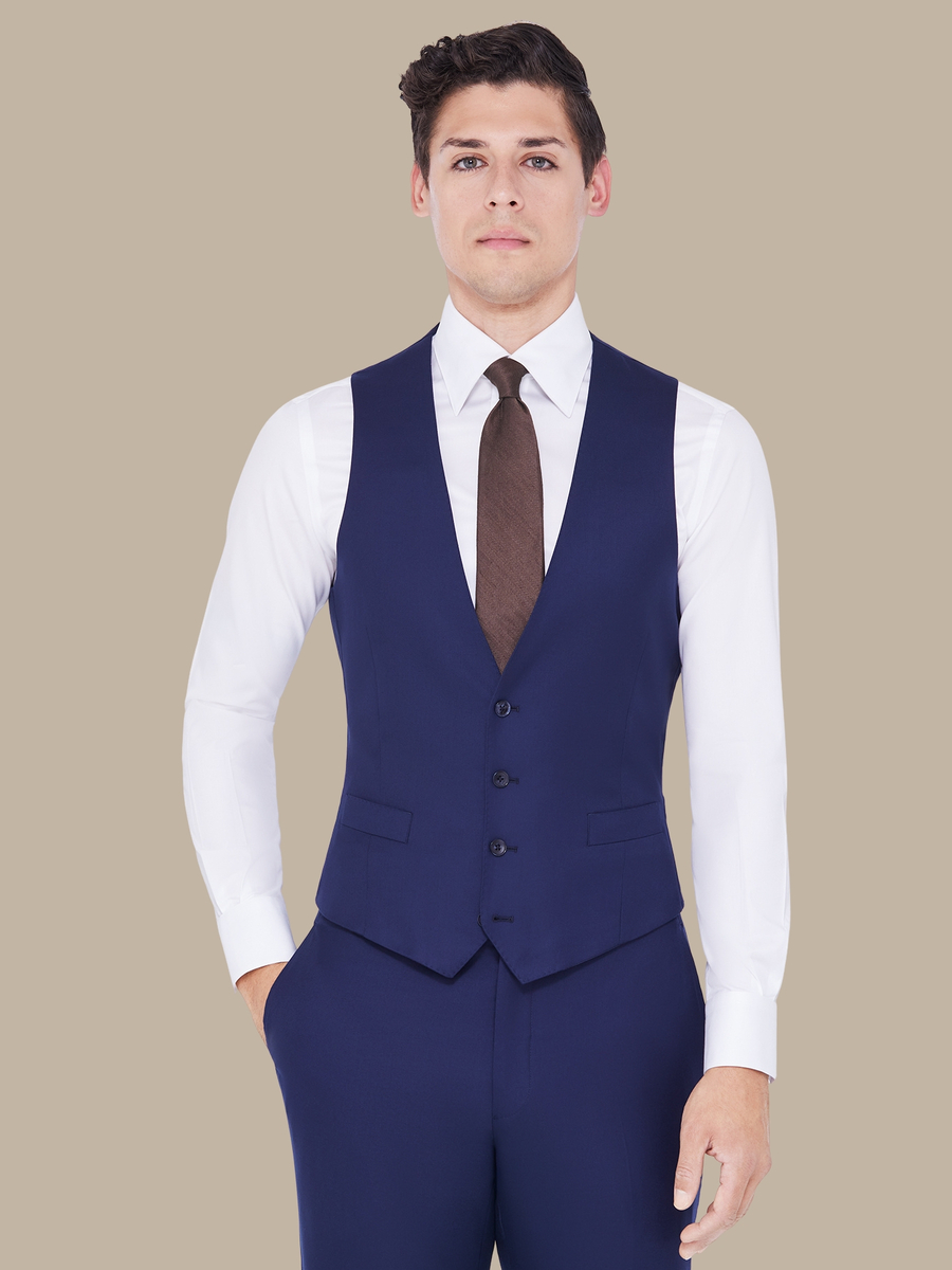 S180's Navy Waistcoat — garment photograph