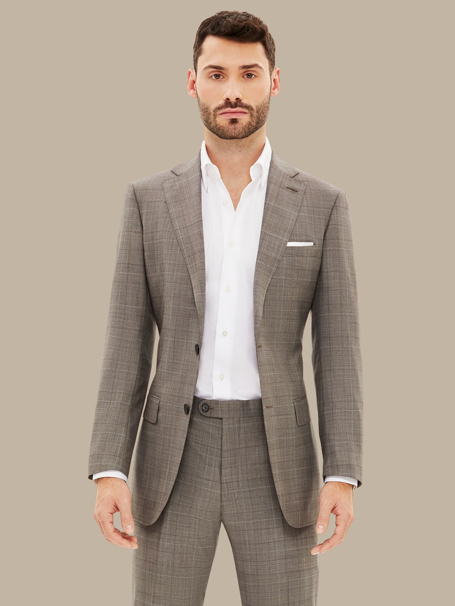 The Ash Plaid Suit — garment photograph