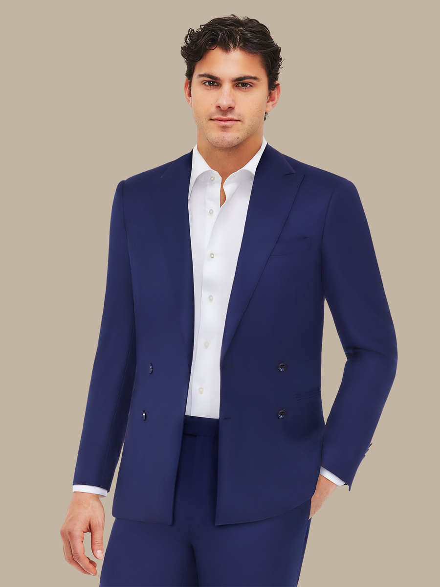 The Navy Piedmont Jacket — garment photograph