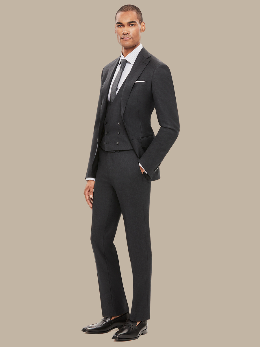 S110's Dark Grey Waistcoat — garment photograph