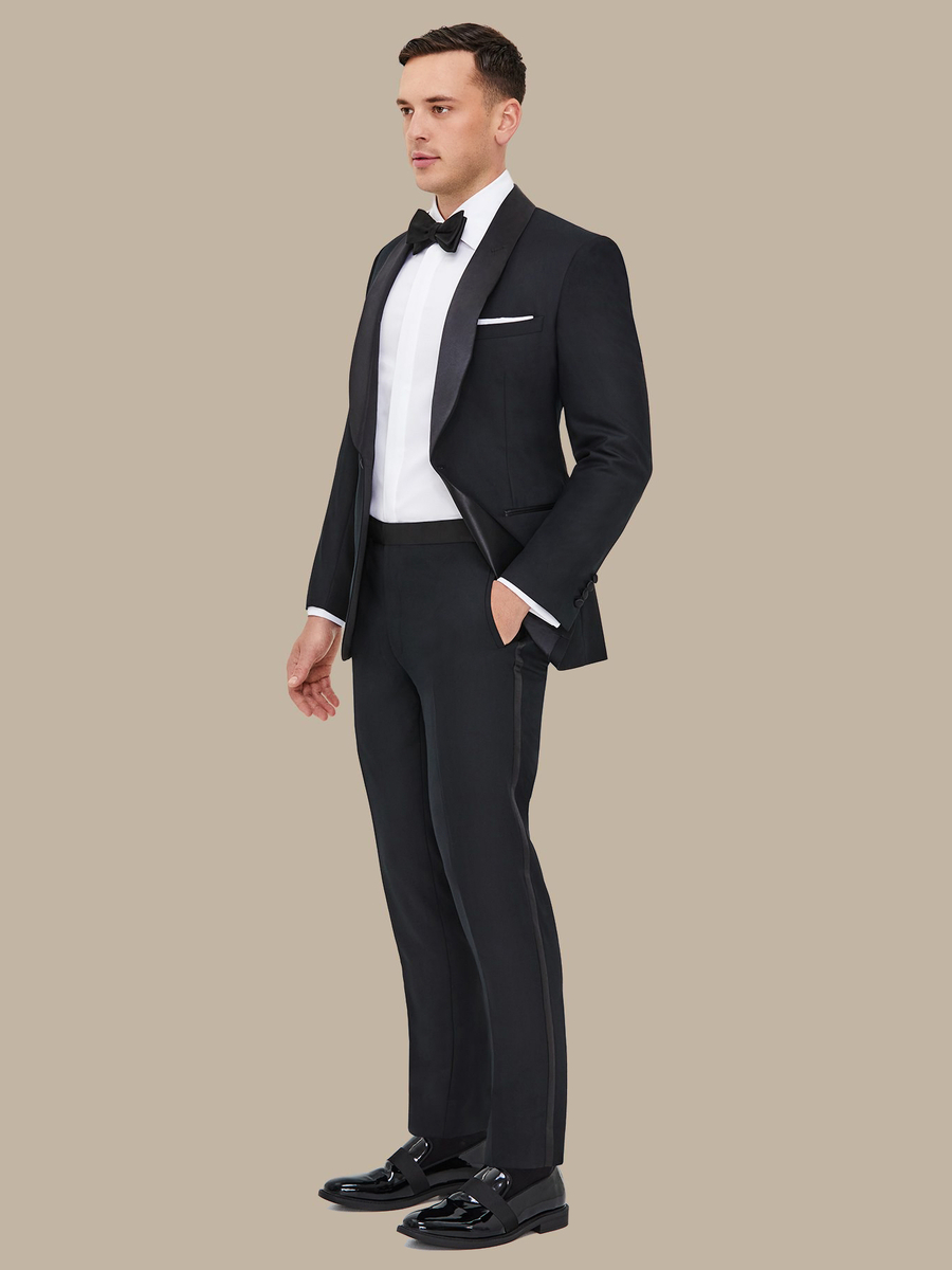 The Black Refined Tuxedo — garment photograph