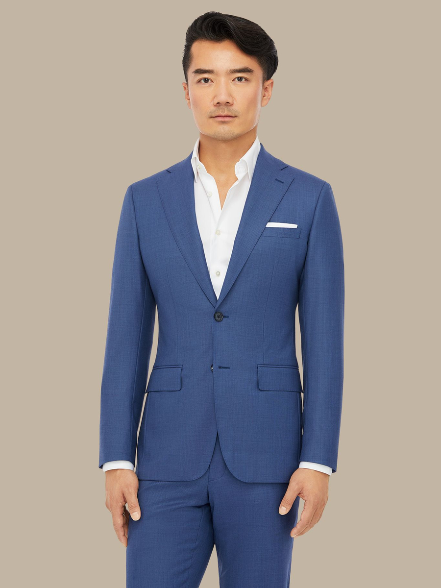 The Blue Sharkskin Suit — garment photograph