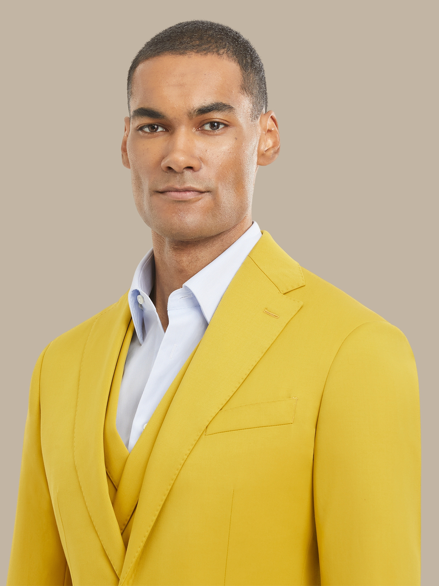 The Goldenrod Merino Three-Piece Suit — garment photograph