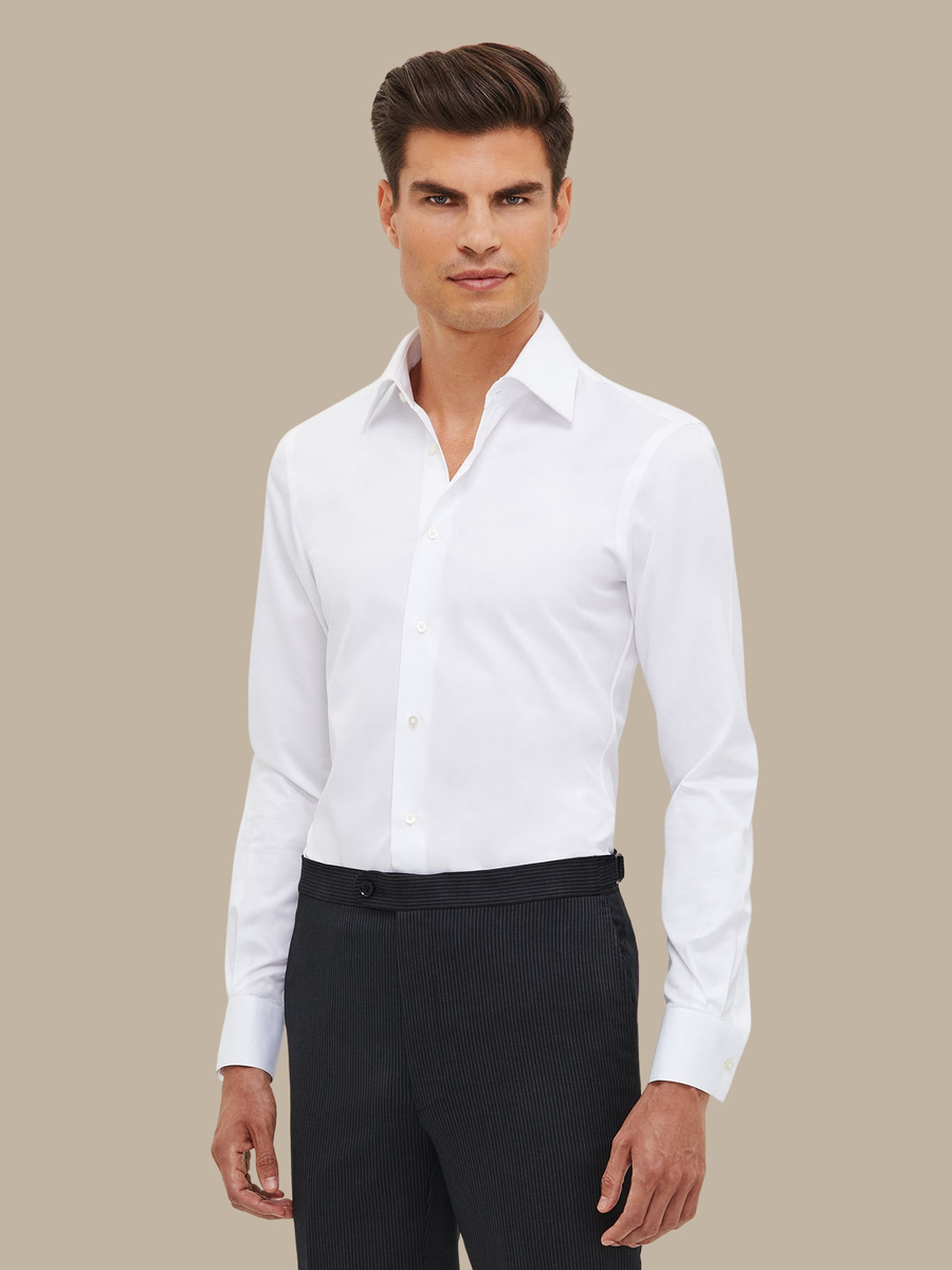 The Crisp White Shirt — garment photograph