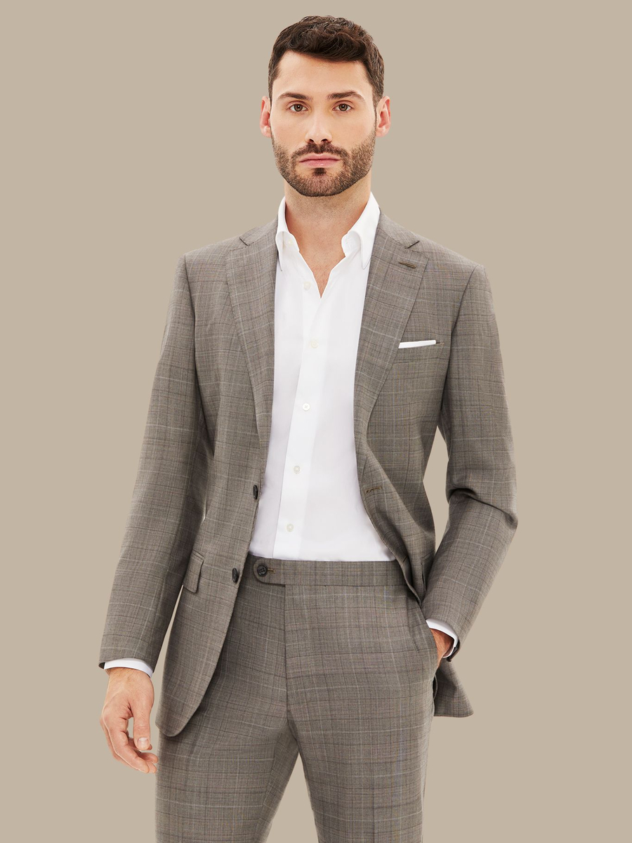 The Ash Plaid Suit — garment photograph