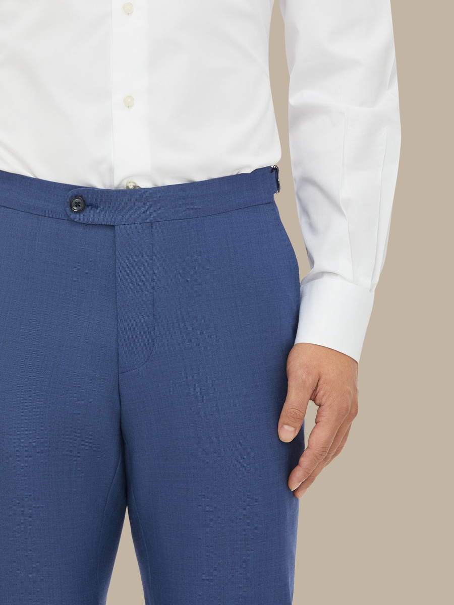 The Blue Sharkskin Trousers — garment photograph