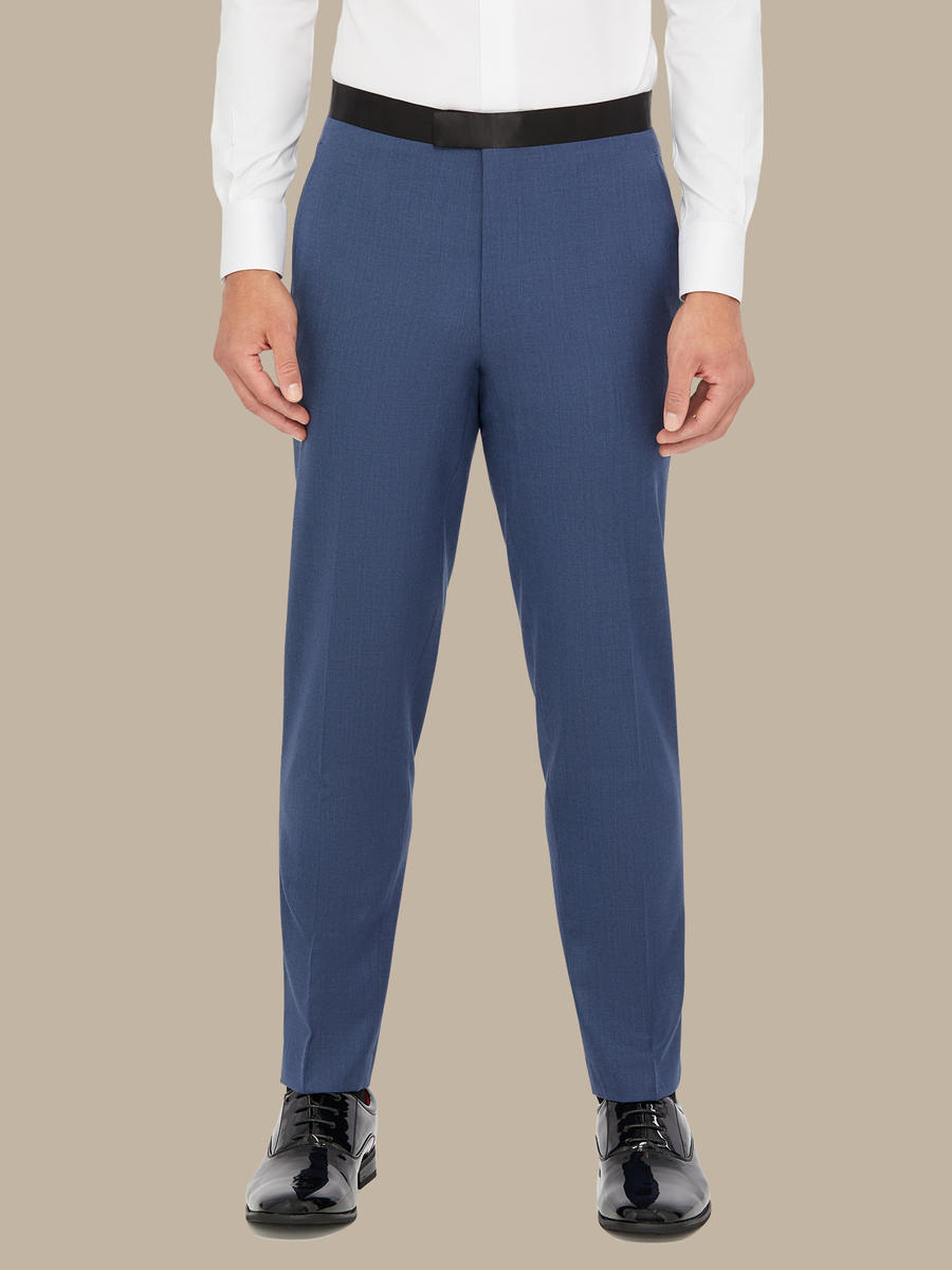 The Steel Refined Tuxedo Trousers — garment photograph