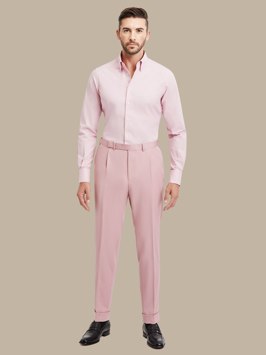 The Blush Cotton Shirt — garment photograph