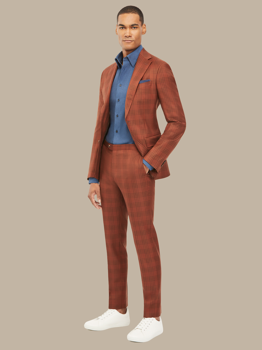 The Nutmeg Check Jacket — garment photograph