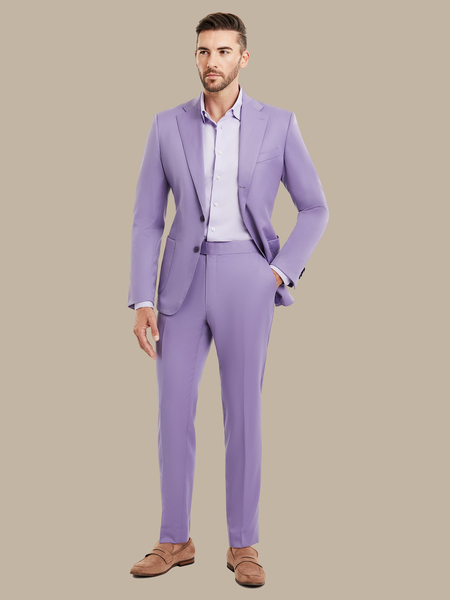The Lilac Merino Jacket — garment photograph