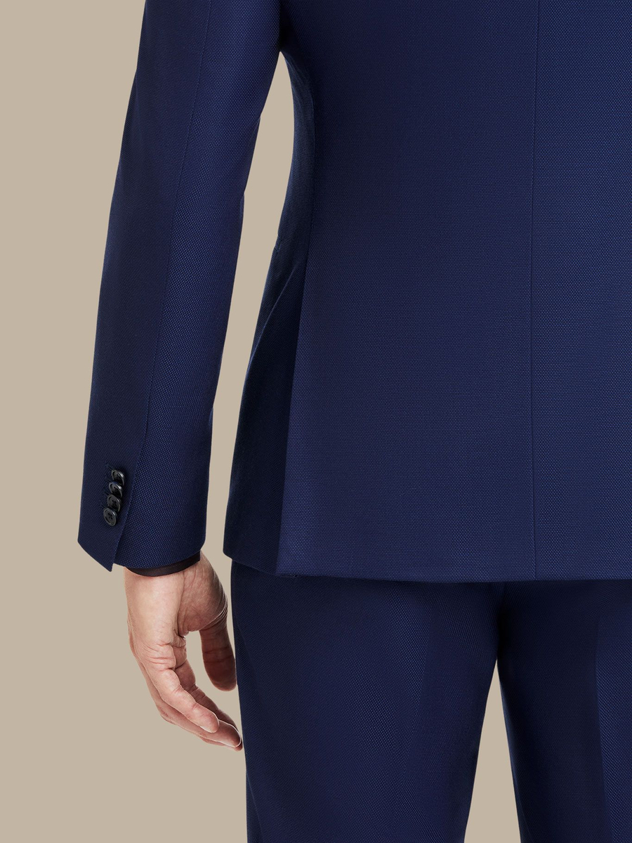S180's Blue Hopsack Jacket — garment photograph