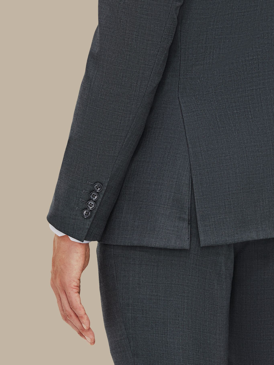 The Grey Sharkskin Jacket — garment photograph