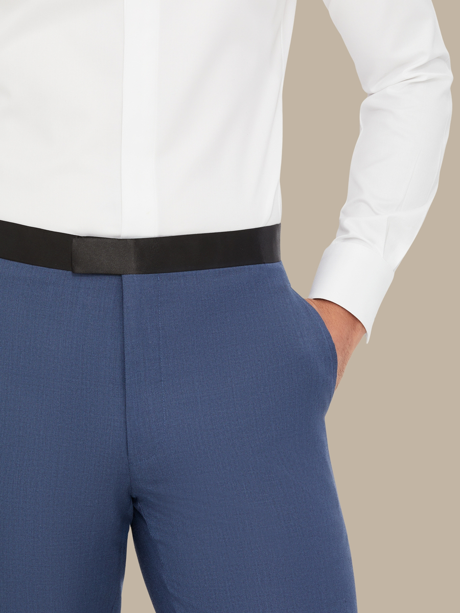 The Steel Refined Tuxedo Trousers — garment photograph