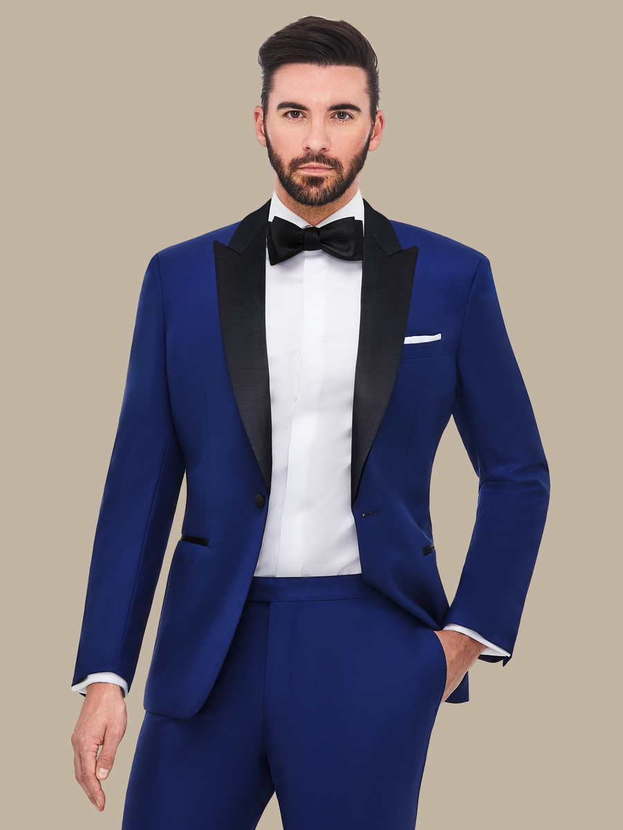 The Blue Fine Dinner Jacket — garment photograph