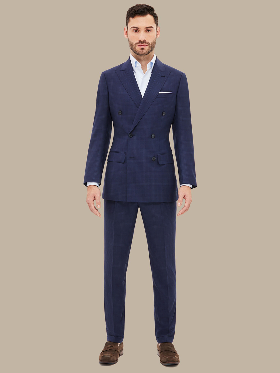 The Blue Tartan Jacket — garment photograph