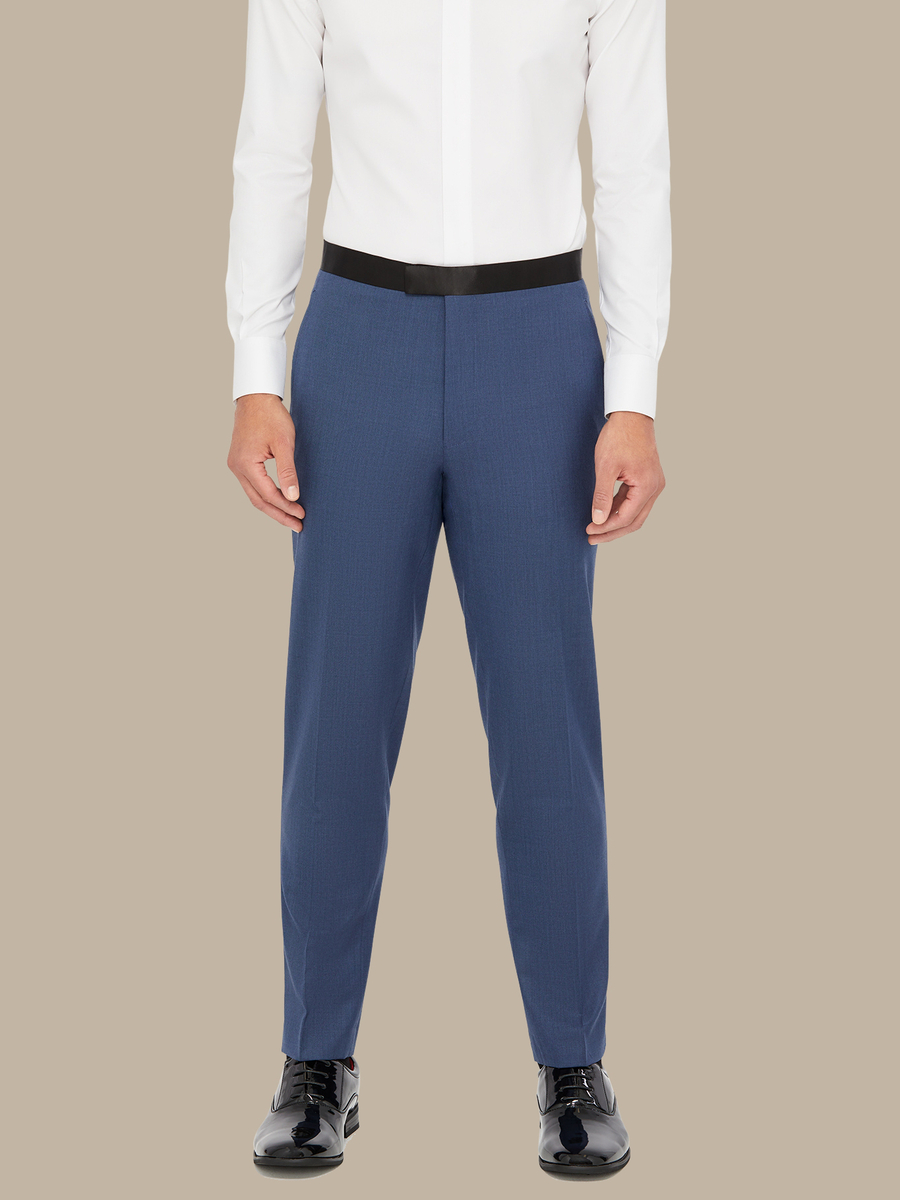 The Steel Refined Tuxedo Trousers — garment photograph