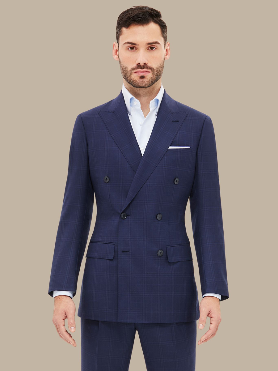 The Blue Tartan Jacket — garment photograph