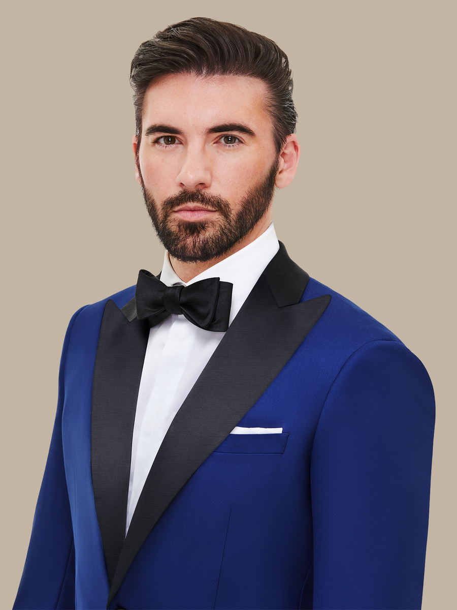 The Blue Fine Dinner Jacket — garment photograph
