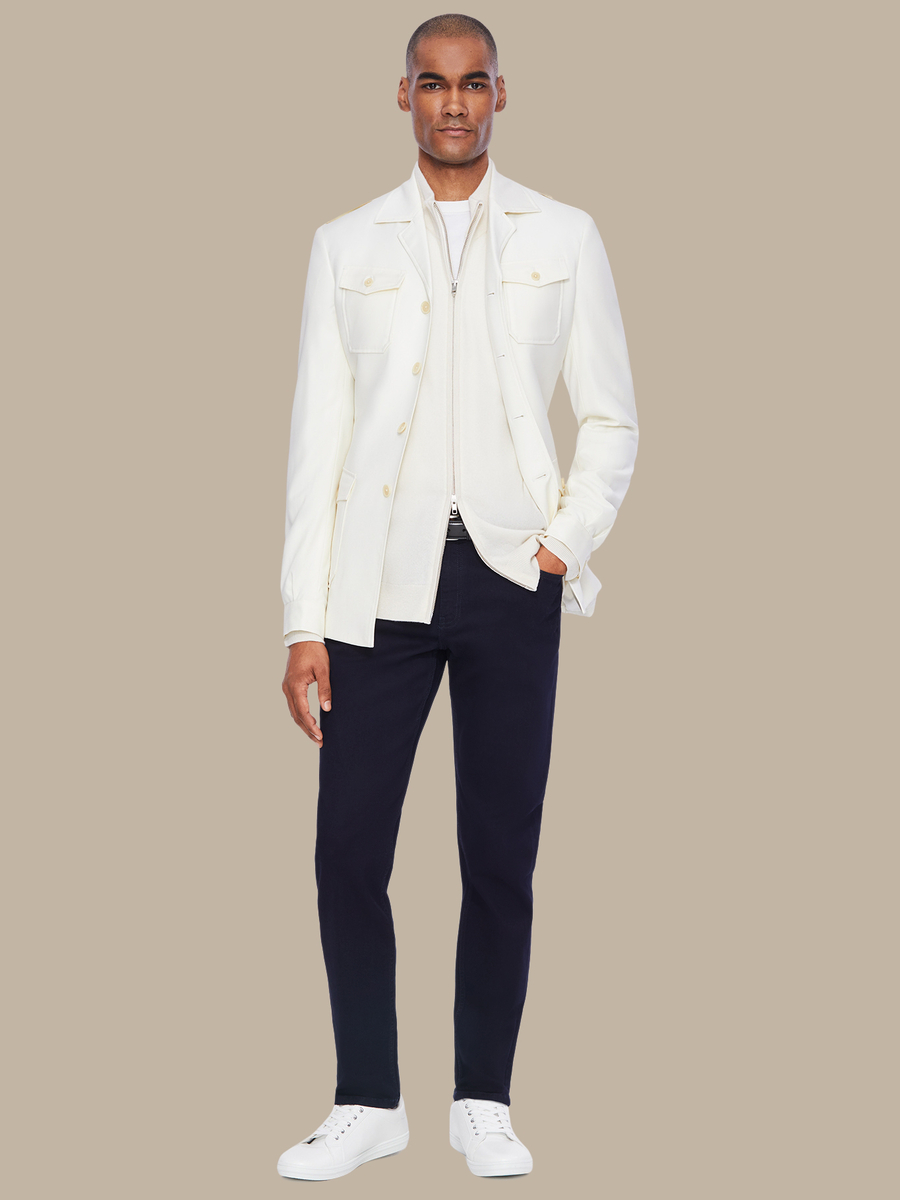 The Ivory Hunting Jacket — garment photograph