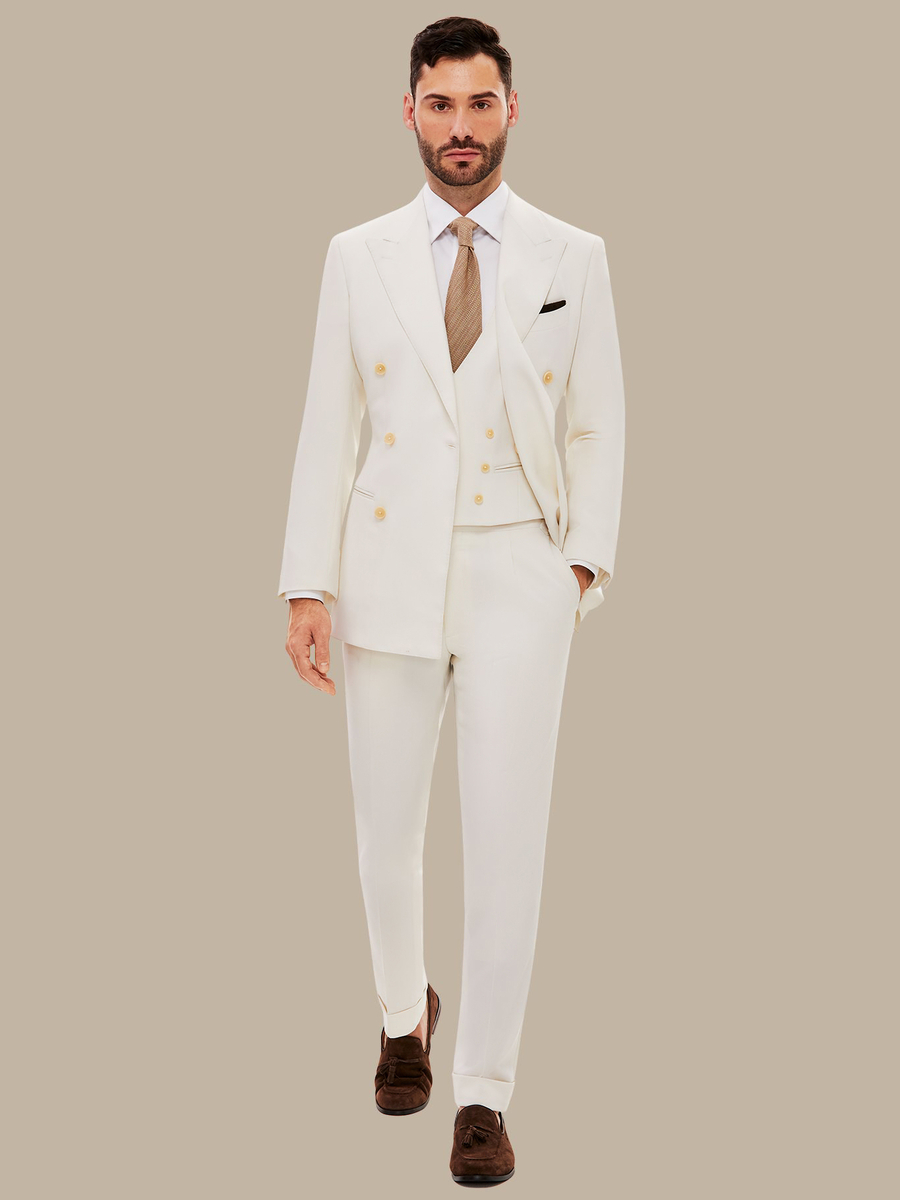 S180's Ivory Waistcoat — garment photograph