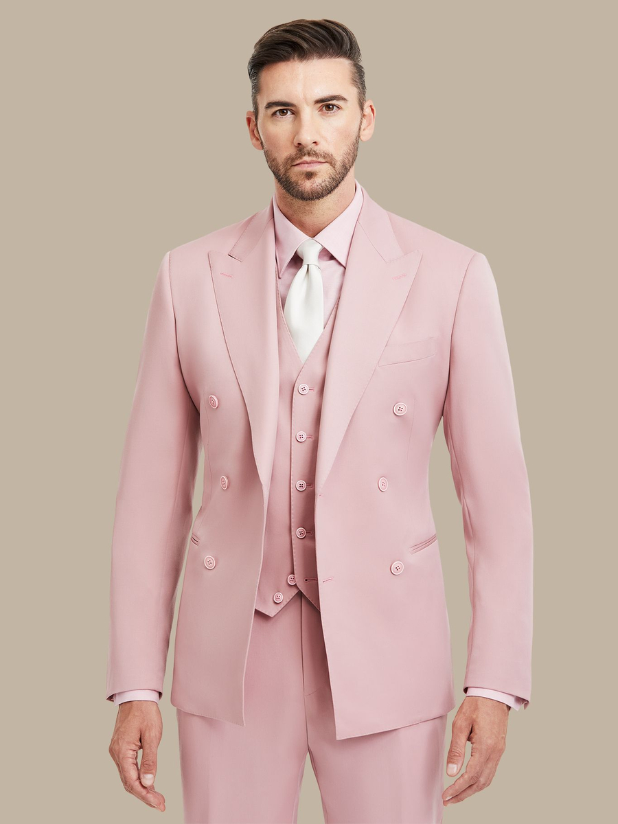 The Blush Merino Three-Piece Suit — garment photograph