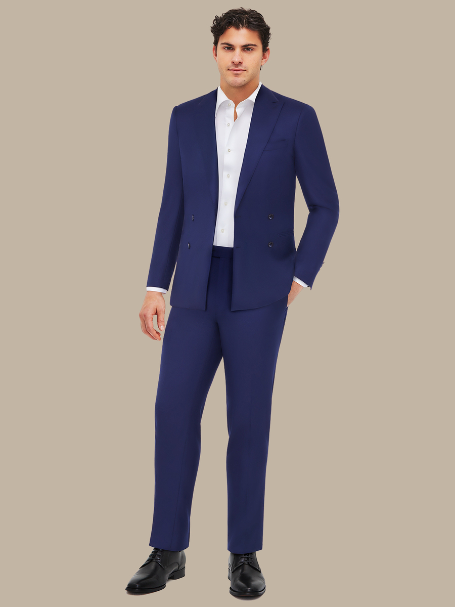 The Navy Piedmont Jacket — garment photograph