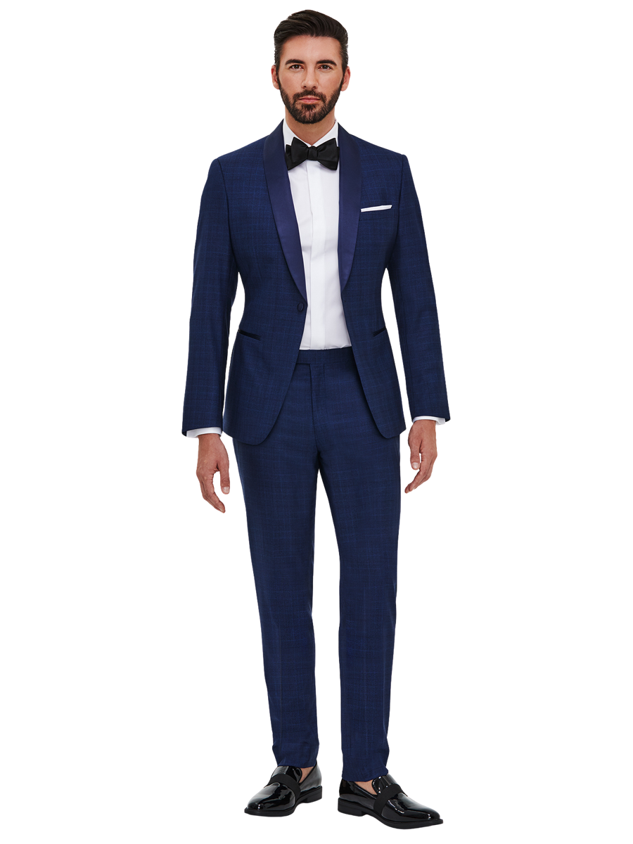 The Royal Plaid Tuxedo — garment photograph