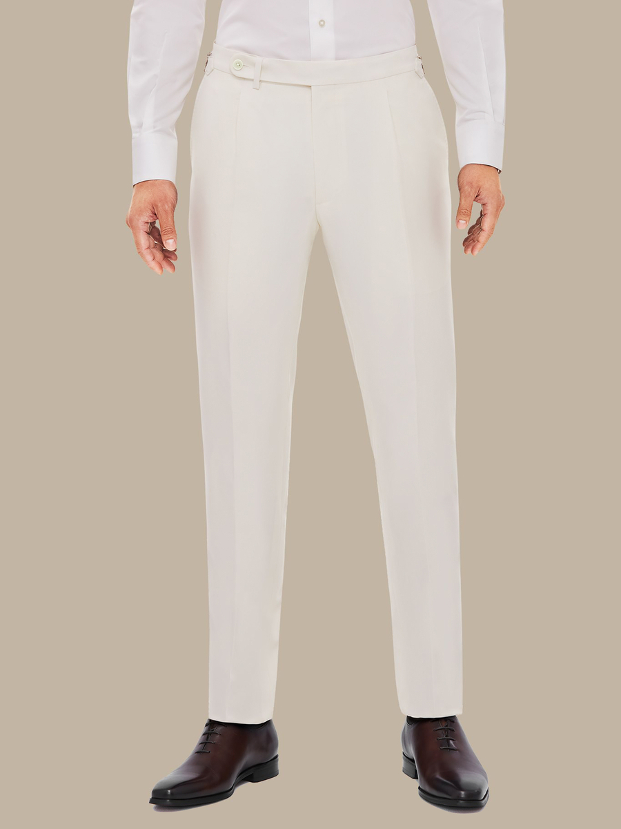 The Ivory Prestige Trousers — garment photograph