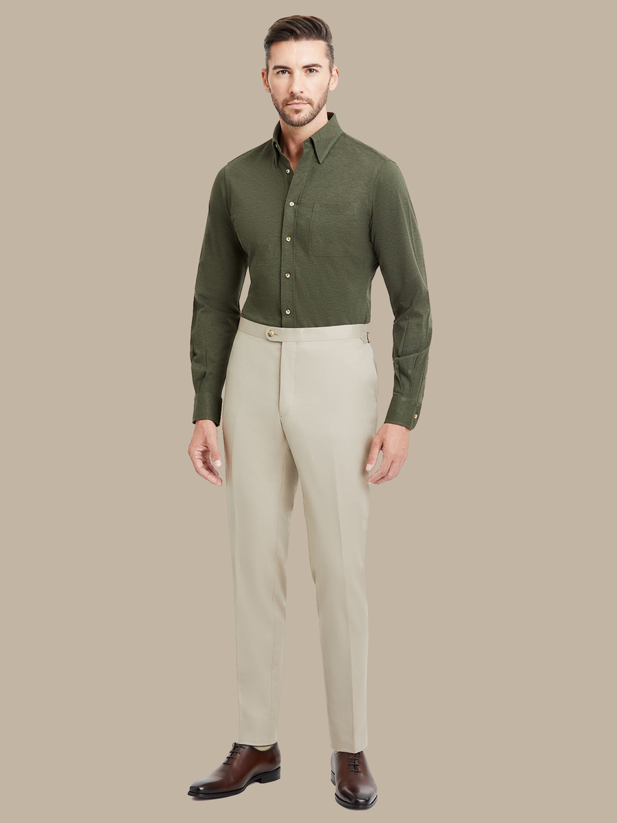 The Forest Cotton Shirt — garment photograph