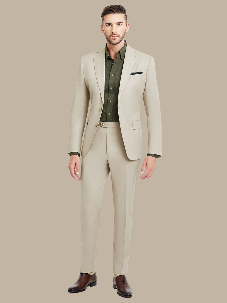 The Tan Superfine Trousers — garment photograph