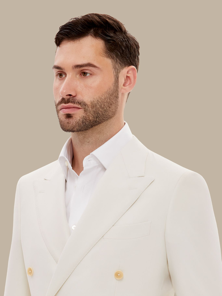 The Ivory Superfine Jacket — garment photograph