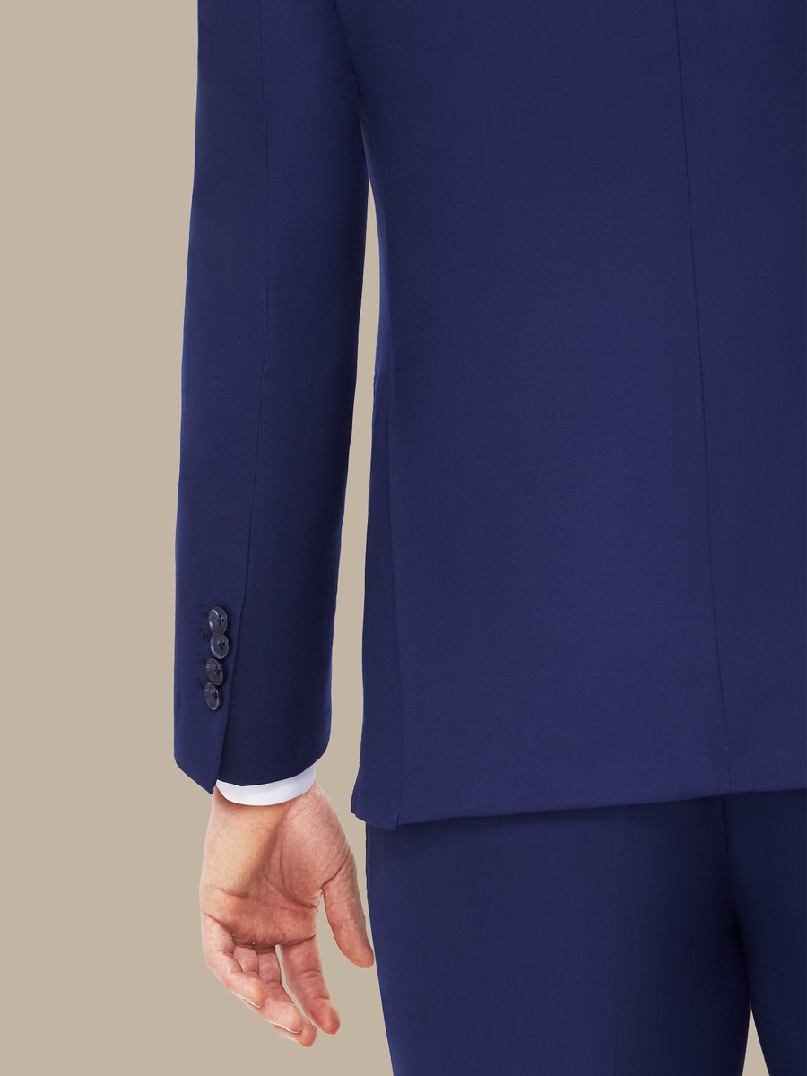 The Navy Piedmont Jacket — garment photograph