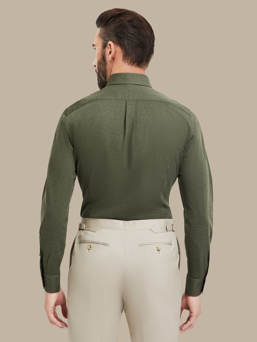 The Forest Cotton Shirt — garment photograph