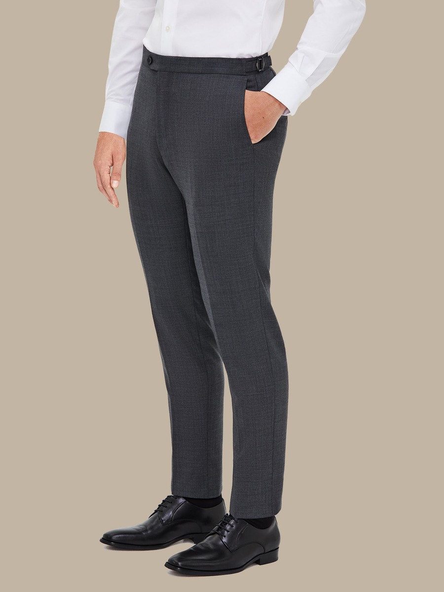 The Grey Sharkskin Trousers — garment photograph