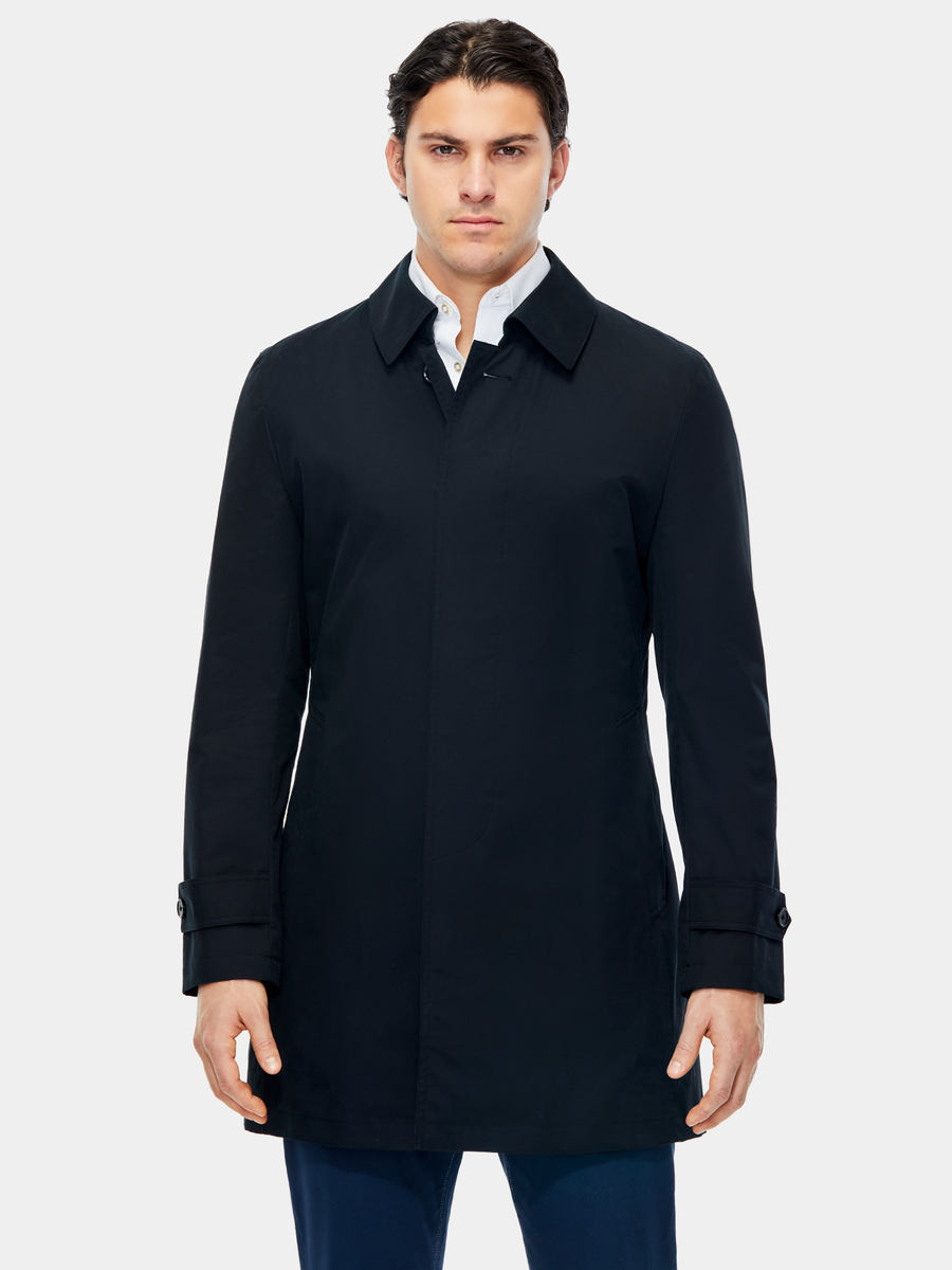 The Black Trench Coat — garment photograph