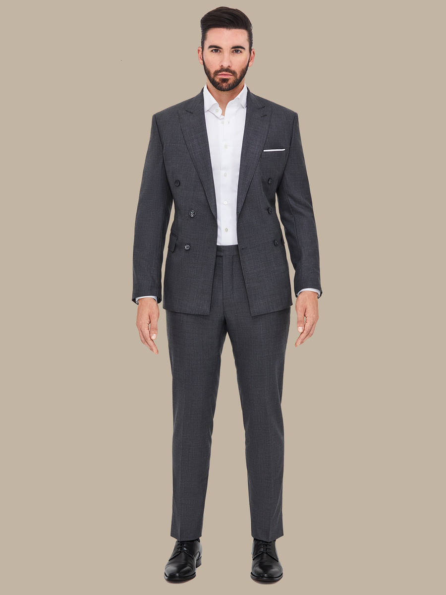 The Grey Sharkskin Jacket — garment photograph