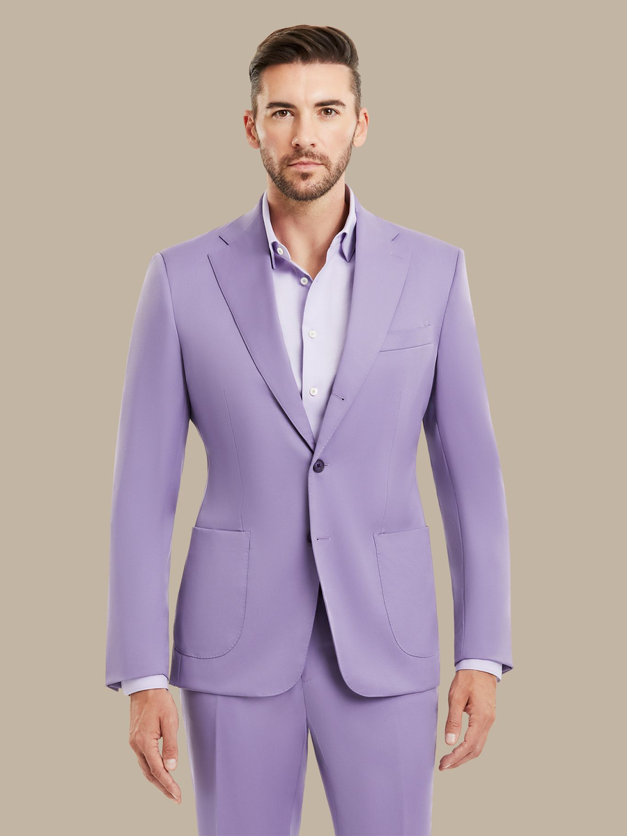 The Lilac Merino Jacket — garment photograph