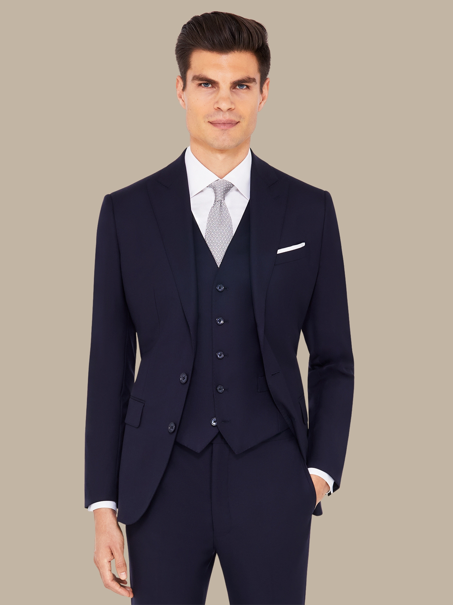 S150's Midnight Navy Waistcoat — garment photograph