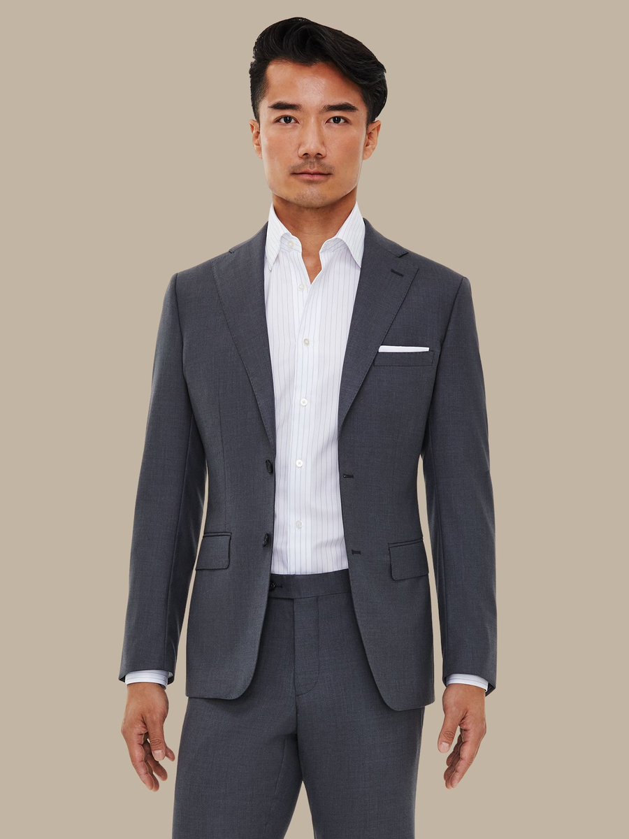 The Grey Worsted Suit — garment photograph