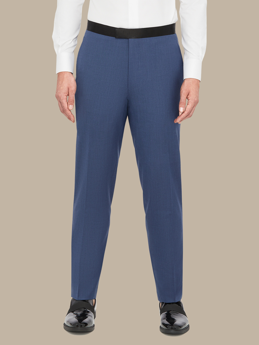 The Steel Sharkskin Tuxedo Trousers — garment photograph