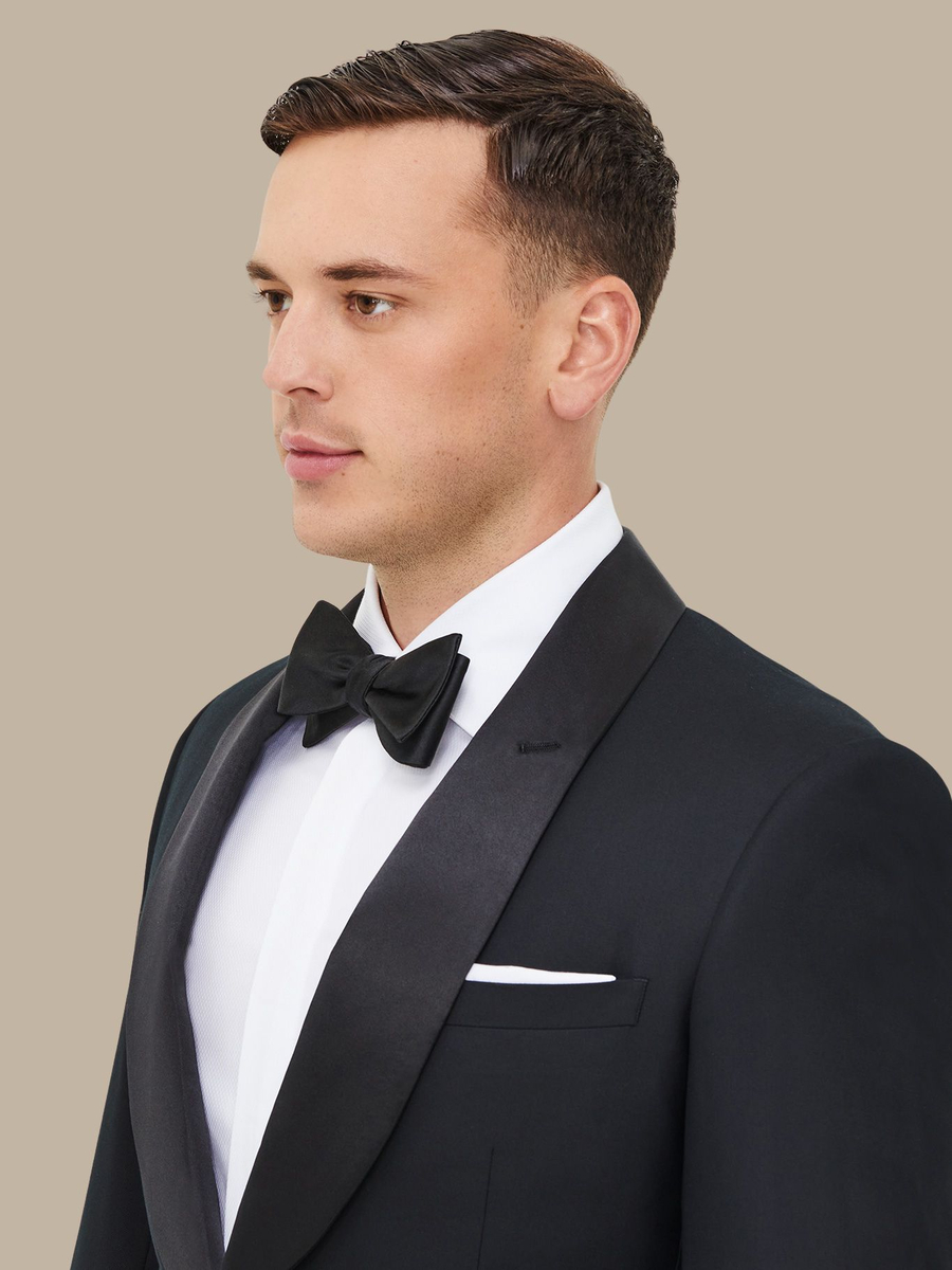 The Black Refined Tuxedo — garment photograph