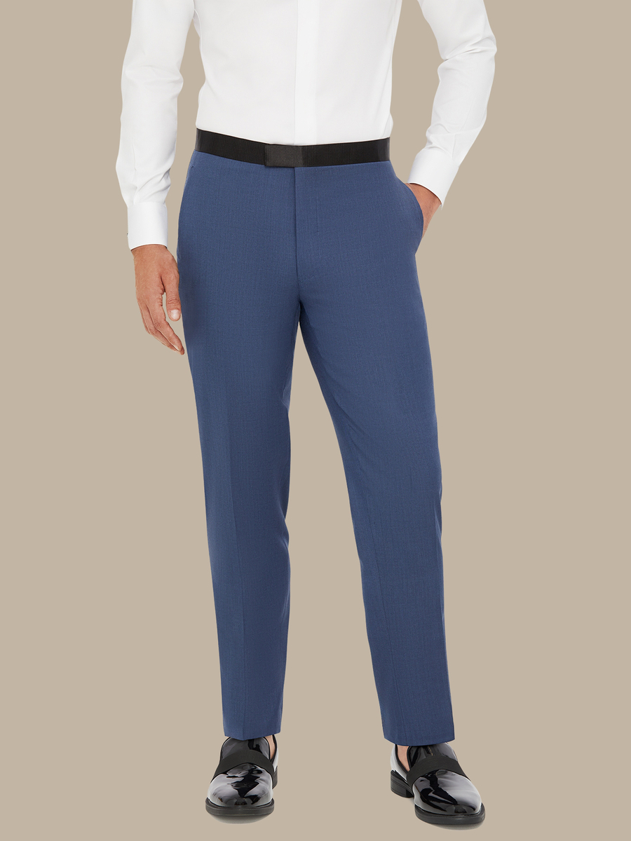 The Steel Sharkskin Tuxedo Trousers — garment photograph