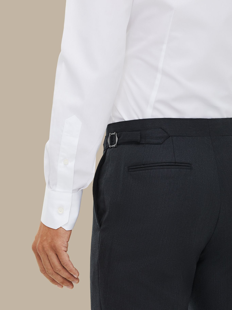 The Charcoal Refined Trousers — garment photograph