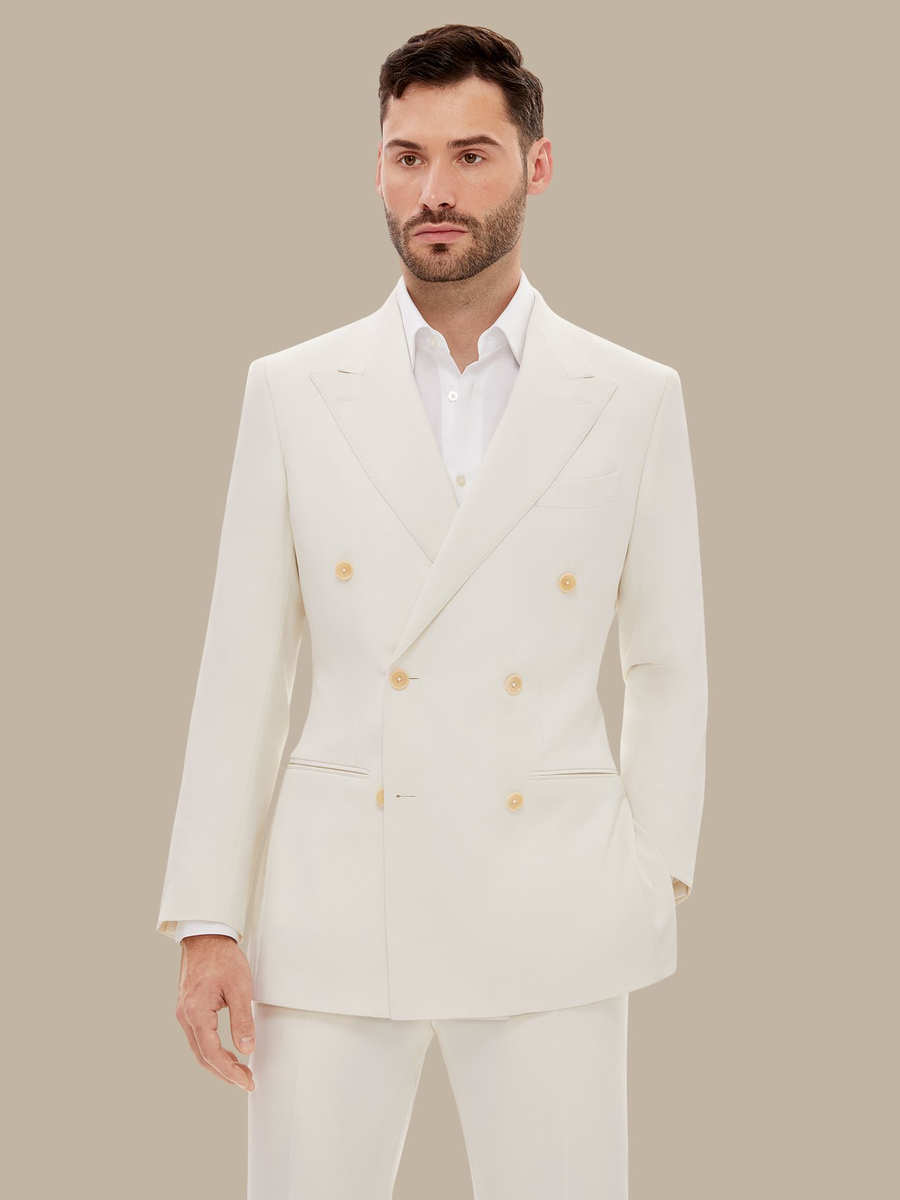 The Ivory Superfine Jacket — garment photograph
