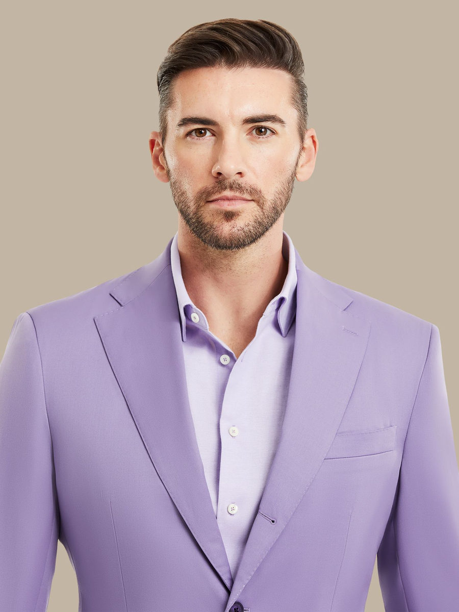 The Lilac Merino Jacket — garment photograph